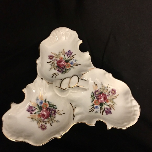 Vintage Thames Candy Dish with Gold Trim - Picture 3 of 5